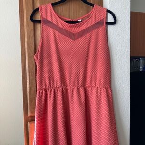 Coral Twee dress